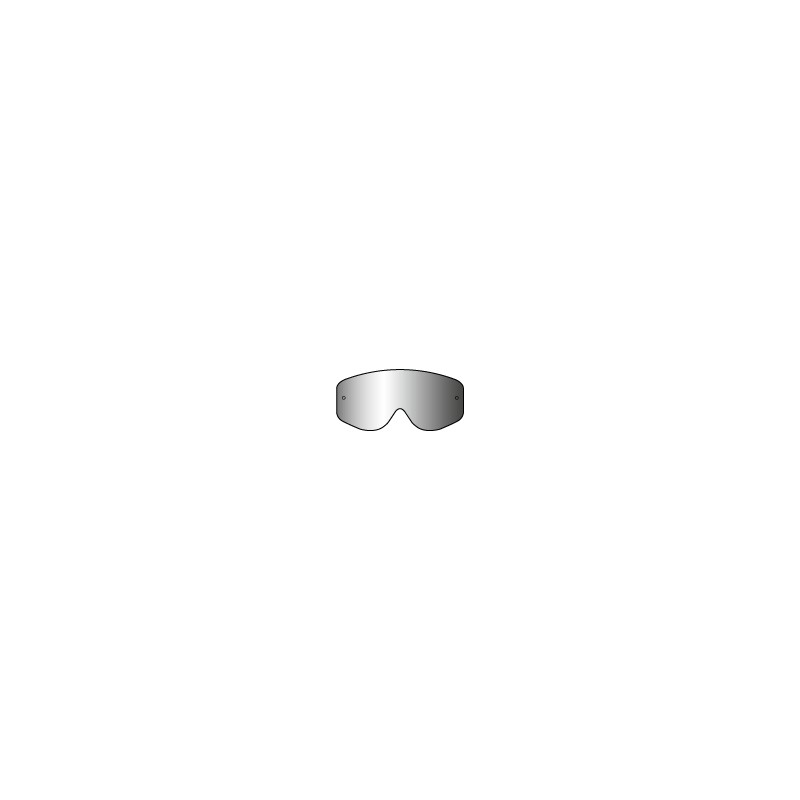 RACING GOGGLES SINGLE LENS SILVER MIRROR