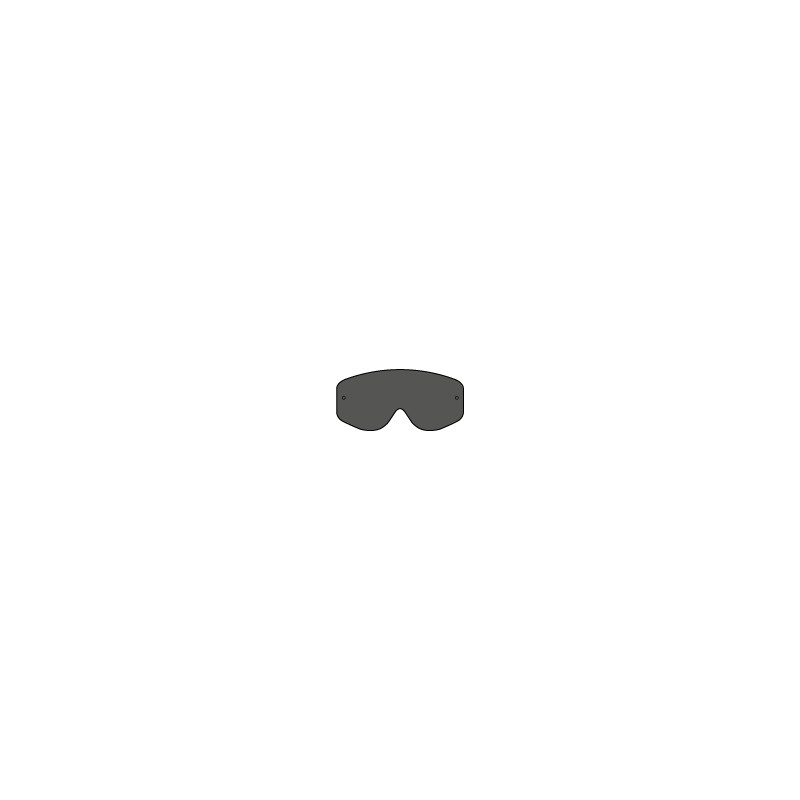 RACING GOGGLES SINGLE LENS SMOKE