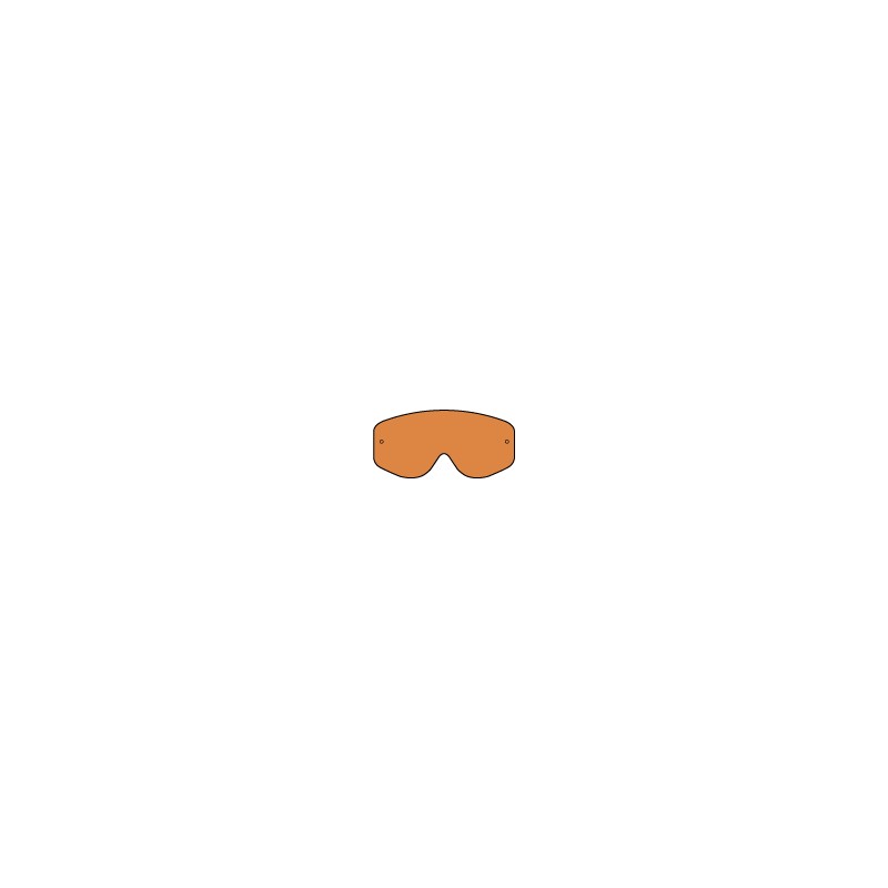 RACING GOGGLES SINGLE LENS ORANGE