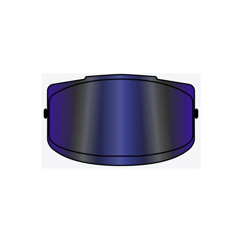 SPARK 2 VISOR BLUE MIRRORED OS