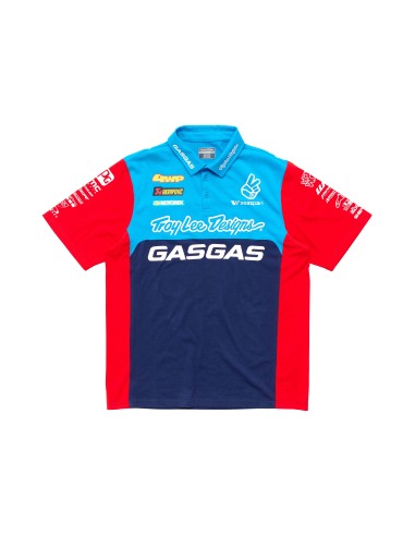 TLD GASGAS TEAM PIT SHIRT NAVY/RED