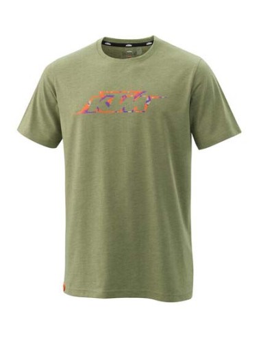 CAMO TEE GREEN MELANGE